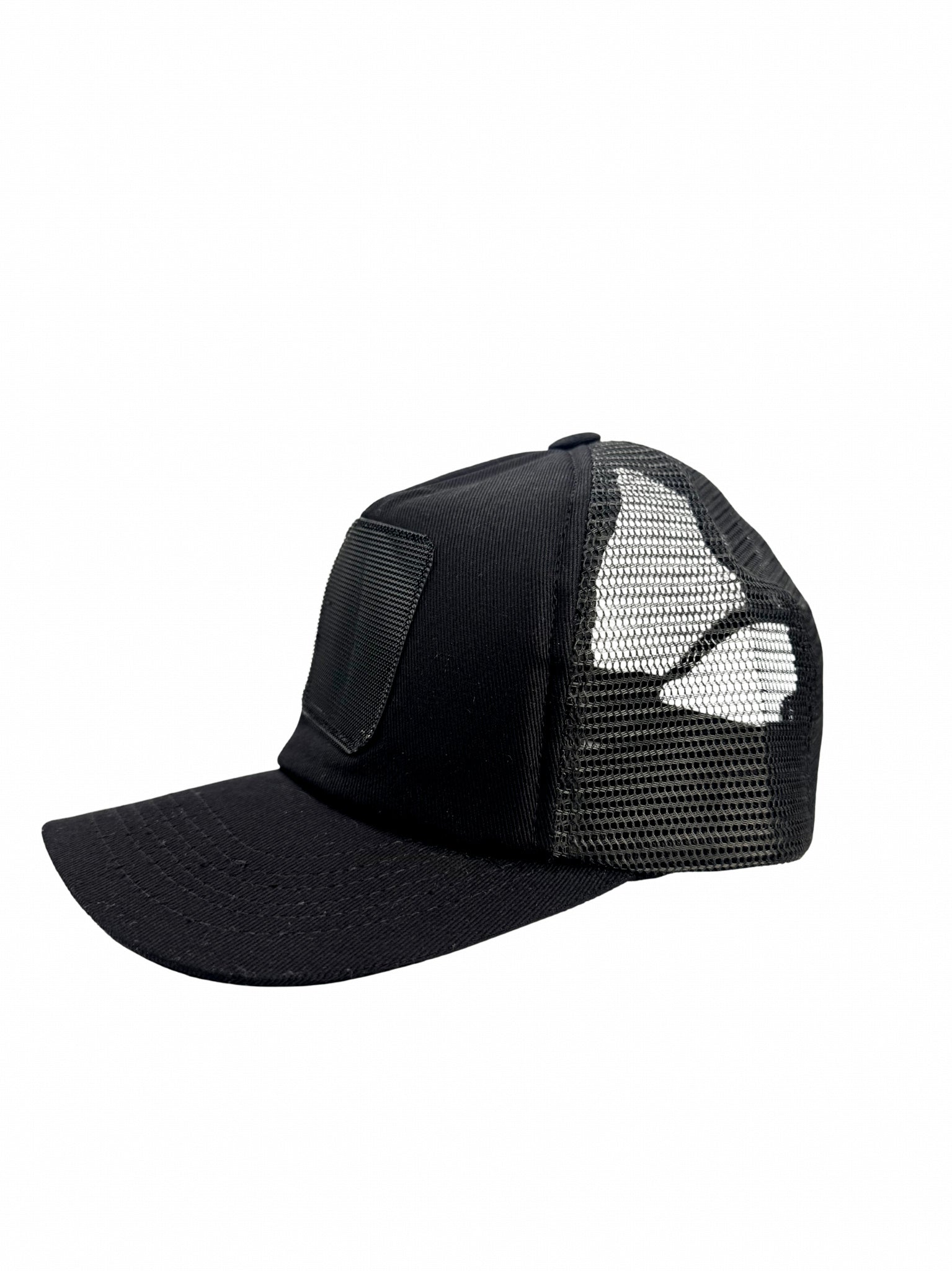 'BUBBLE GUM MONKEY' - 5 Panel Black Trucker Hat