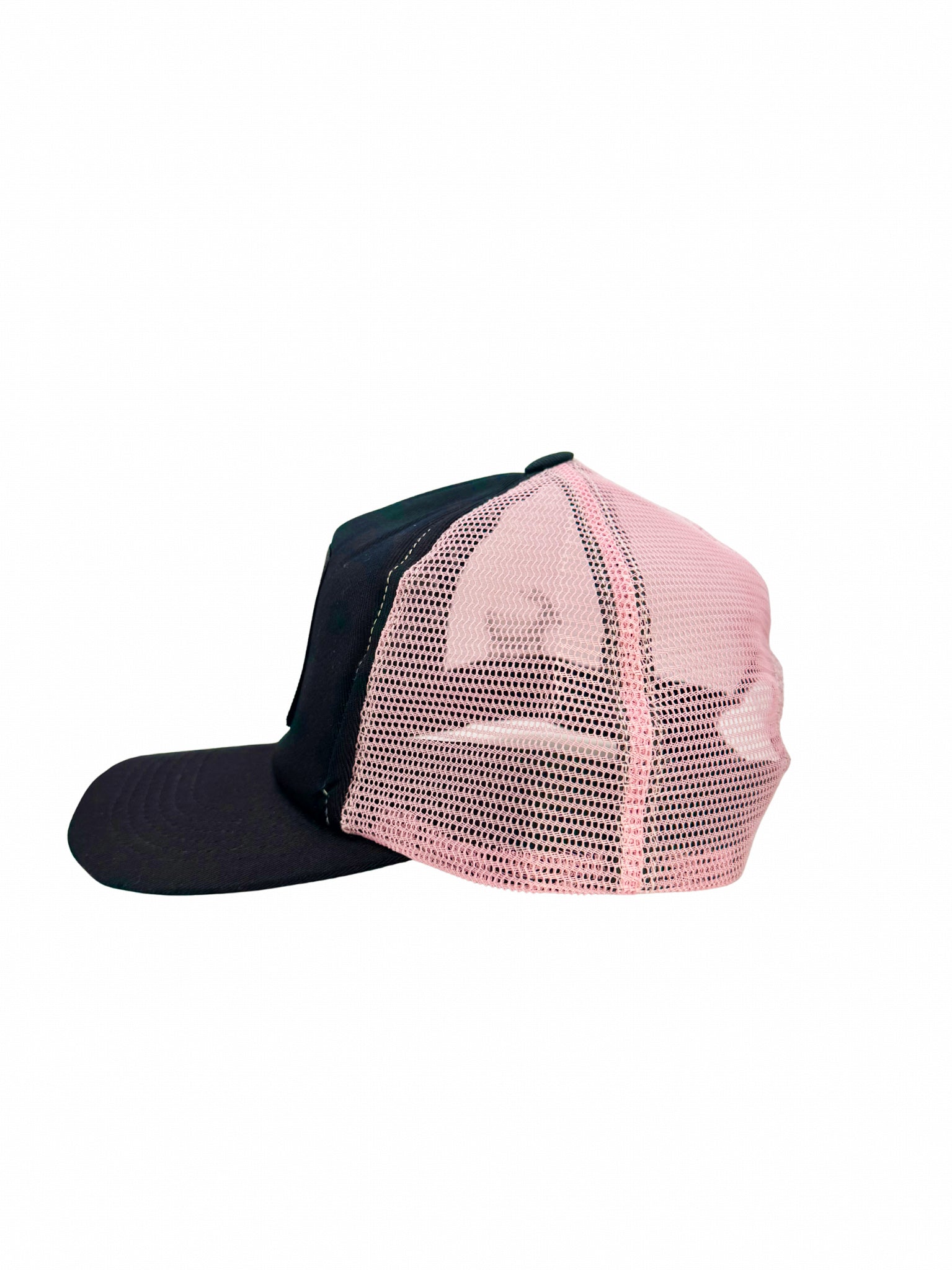 'BUBBLE GUM MONKEY' - 5 Panel Pink Trucker Hat